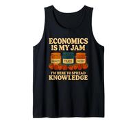 Economics Is My Jam Funny Teacher de retour à l'école Débardeur