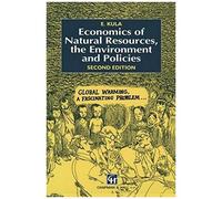 Economics Of Natural Resources, The Environment And Policies