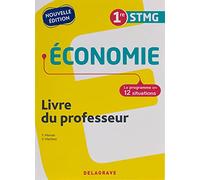 Economie 1re Stmg - Livre Du Professeur