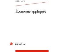 Économie appliquée Jean-Paul Domin (Editeur du volume), Collectif (Auteur)