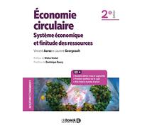 Économie circulaire: Système économique et finitude des ressources