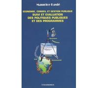 Economie, conseil et gestion publique - suivi et evaluation des politiques publiques et des prog