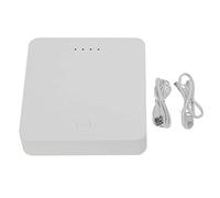 Économie d'énergie du Bouton Physique de la passerelle WiFi 2 | Hub de maison intelligente avec 2 LED pour passerelle filaire Zigbee 3.0, installation facile plug and play