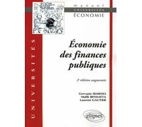 Economie des finances publiques - Gervasio Semedo - Ellipses - broché - Etude