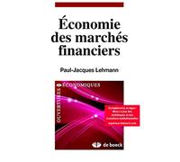 ECONOMIE DES MARCHES FINANCIERS