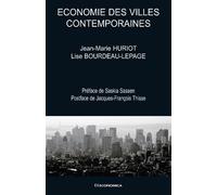 Economie des villes contemporaine - BOURDEAU-LEPAGE/HURI - Economica - broché - Etude