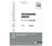 Multi'exos - Economie-Droit Tome unique 2de/1re/Tle Bac Pro Tertiaires - 2024 - Livre du Professeur