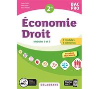 Économie-Droit 2de Bac Pro (2020) - Pochette élève - Yassin Filali - Delagrave - broché - Scolaire / Universitaire