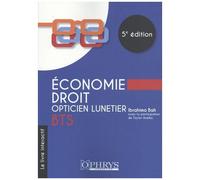 Economie-Droit Bts Opticien Lunetier