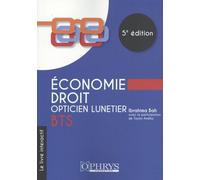 Economie-Droit Bts Opticien Lunetier