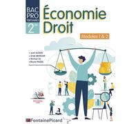 ECONOMIE-DROIT modules 1&2-seconde BAC PRO TERTIAIRES Modules 1 et 2 - Jean Aldon - Fontaine Picard Eds - broché - Scolaire / Universitaire