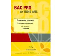 Economie Et Droit Première Professionnelle - Corrigé