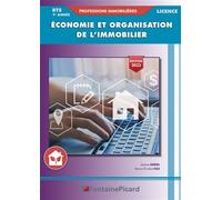 ECONOMIE ET ORGANISATION DE L'IMMOBILIER BTS PROFESSIONS IMMOBILIERES 1ere année - Jérôme Georgel - Fontaine Picard Eds - broché - Scolaire / Universitaire