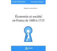 Economie et société en France de 1600 à 1715