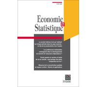 Economie Et Statistique N°474