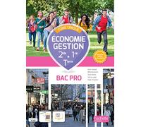 Économie - Gestion 2de 1re Term Bac Pro tome unique - Livre élève Ed. 2023