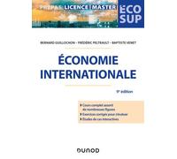 Économie internationale 9ème édition - Frédéric Peltrault - Dunod - broché - Etude