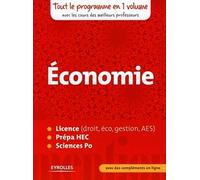 Économie Licence (droit, éco, gestion, AES), prépa HEC, Sciences po - Collectif - Organisation Eds D' - broché - Scolaire / Universitaire