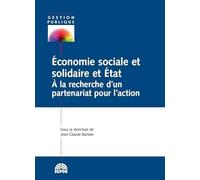 Economie sociale et solidaire et etat Jean-Claude Barbier (Auteur)