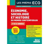 Économie, sociologie et histoire du monde contemporain 2024-2025 1re et 2e années - Pierre-André Corpron - Bréal - broché - Scolaire / Universitaire
