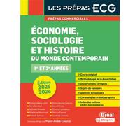Économie, sociologie et histoire du monde contemporain 2025-2026 - Pierre-André Corpron - Bréal - broché - Scolaire / Universitaire