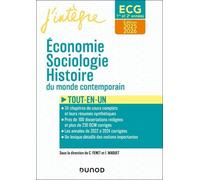 Economie, Sociologie, Histoire Du Monde Contemporain Ecg 1re Et 2e Années - Tout-En-Un