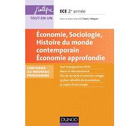 Economie, Sociologie, Histoire du monde contemporain, Economie approfondie: ECE 2e année