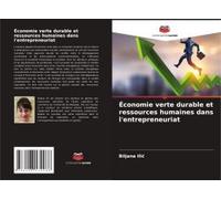 Économie Verte Durable Et Ressources Humaines Dans L'entrepreneuriat