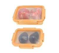 Économiseur de fruits, réutilisable, 22,8 x 15,5 x 5,7 cm, grand rangement alimentaire avec couvercles, organiseur de cuisine extensible pour légumes, ail, poulet rôti et citrons
