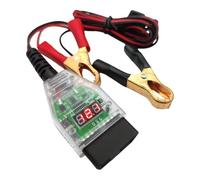Économiseur de mémoire de batterie - Câble de véhicule OBD2, écran LED | Compact OBD2 | Kit de fuite de câble d'alimentation ECU | Moniteur d'affichage LED, économiseur de mémoire