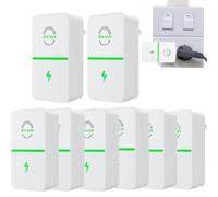 Economiseur d'énergie, 28KW Economiseur d'énergie Pro, économiseur D'énergie Domestique, Boîte D'économie D'électricité Prise électrique Intelligente 90v-250v (8Pack)