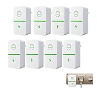 Économiseur D'énergie, Power Save Plug Boîte D'économie électrique Boîte électrique Intelligente AC 90V-250V Boîte D'économie D'énergie Réducteur D'électricité Économie D'énergie (8Pack)