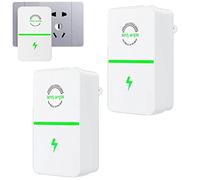 Économiseur D'énergie Pro, économiseur D'énergie Domestique, Boîte D'économie D'électricité Dispositif De Marché De Bureau Domestique Prise électrique Intelligente 90v-250v (2 pièces,EU)
