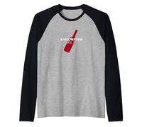 Économisez de l'eau, buvez du vin - Red Wine Life Mood Manche Raglan