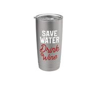 Économisez de l'eau et du vin Gobelet isotherme en acier inoxydable double paroi