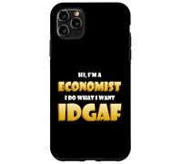 Economist IDGAF Funny Occupational Costume Economics Major Coque pour iPhone 11 Pro Max
