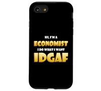 Economist IDGAF Funny Occupational Costume Economics Major Coque pour iPhone SE (2020) / 7/8