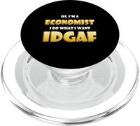 Economist IDGAF Funny Occupational Costume Economics Major PopSockets PopGrip pour MagSafe
