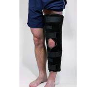 Economy Attelle d'immobilisation de genou 3 panneaux, Taille M, Genouillère robuste, appui de compression pour le genou