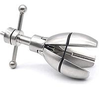 Ecoodisk 3 Plug À Bout en Acier Inoxydable Ouvrir La Fiche Anale, Dilatrice De Dilatation Anale Réglable avec Verrouillage, L'entraîneur SM Stimule Le Jeu pour Adulte