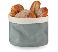 ecooe Corbeille à Pain avec Cordon de Serrage Ø 25 cm, Sac à Pain 100% Coton, Anti-retournement, Gris bleuâtre