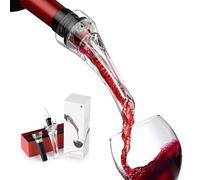 ecooe Decanteur Aérateur à Vin et Pompe à Vin, Bec Verseur à Vin Anti-Goutte, Bouchons Vin Sous Vide, Aérateur de Vin, Decanteur a Vin Aérateur de vin Rouge, Cadeau de Noël pour Femme Homme Amie