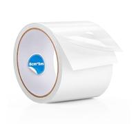 ecooe Kit Réparation Piscine, Ruban Imperméable 8cm x 5m, Rustine pour Piscine, Tapis de Jeu, Trampoline, Bottes de Sécurité, Jeux de Balle, Ballon D'eau, Anneau de Natation, Transparente