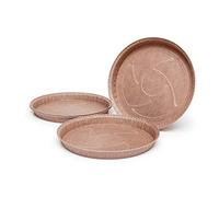 Ecopack, ensemble de plateaux jetables, pour tartes et gâteaux, en papier biodégradable et revêtement antiadhésif, fabriqué en Italie, résistant jusqu'à 220 ° C, ligne Cotto con Amore, dimensions 24,8x2,5 cm, 30 pièces