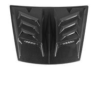écope capot Couvercle ventilation capot pour BMW série 1 E90 E91, résistance au refroidissement du moteur universelle Couvercle Prise d'air(Carbon)