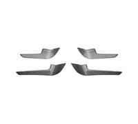 écope décorative Ajustement pour Audi RS3 8Y 2021-2024 berline 4 portes pare-chocs avant côté évent revêtement d'habillage cadre d'admission becquet(Carbon Fiber Look)