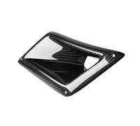 écope décorative Ajustement pour Nissan 350Z Z33 2003-2009 avant moteur évent pare-chocs capot Scoop couverture garniture en Fiber carbone prises d'air de capot en ABS(1x Left Side)