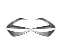 écope décorative Cadre d'admission pare-choc avant, pour Mazda MX-5 MX5 ND Miata 2016 - 2025, garnitures ventilation, couvercle phare antibrouillard(4x Carbon Look-A)