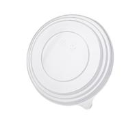 ECOPICNIC Lot de 50 couvercles pour saladiers Ronds 500/750/1000 ML en Pet| Couvercles Alimentaires pour Bols jetables, adaptés aux salades, soupes, Poke Bowls, et Plats à emporter