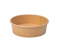 ECOPICNIC Lot de 50 saladiers en Papier Kraft jetables 500 ML | Bol Alimentaire sans Couvercle pour salades à emporter, Plats Chauds ou froids, Vaisselle jetable pour repasBottom of Form